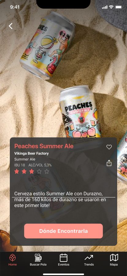 Buscar, Peaches Summer Ale