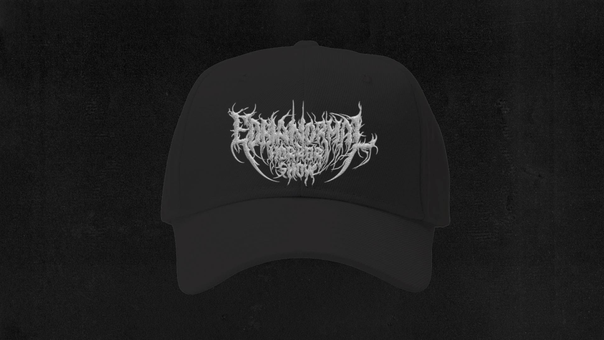 Mockup de gorra con el logo bordado