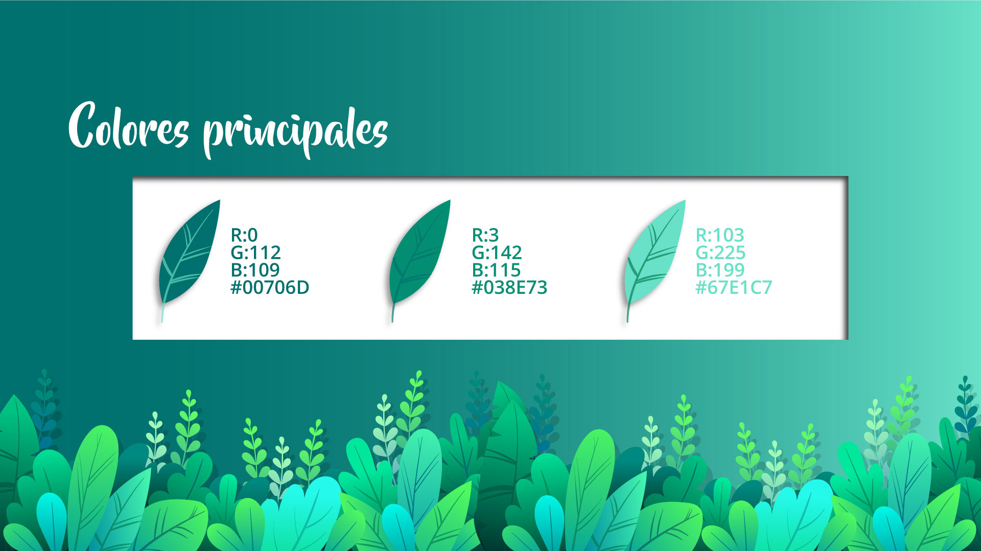 Colores principales de VII Feria del Libro Ambiental