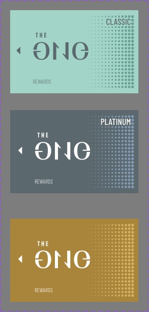 Los cinco niveles de tarjeta: Classic, Platinum, Gold, Diamond y Black