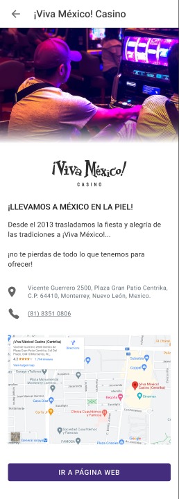 Detalle de casino, Viva México